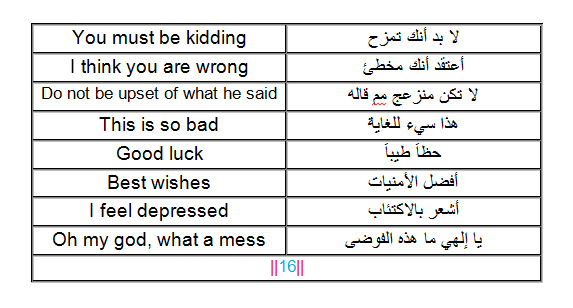 جمل انجليزية مترجمة